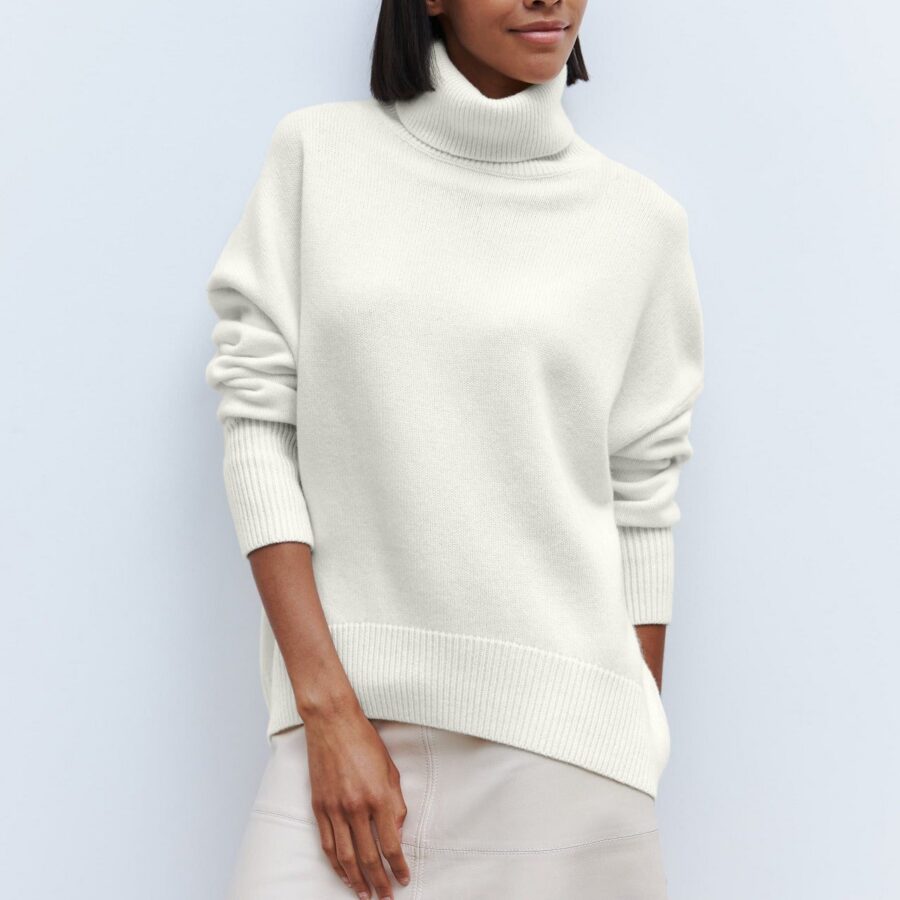 Anti-Pilling Loose Turtleneck Sweater